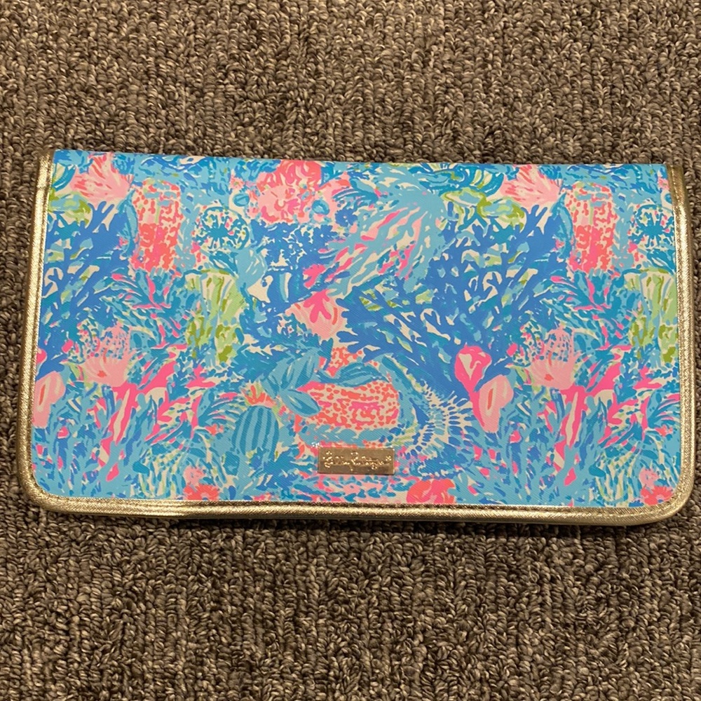 Lilly Pulitzer GWP travel organizer Fished My Wish Print NWT